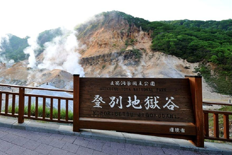 Hokkaido: Noboribetsu & Lake Toya Day Trip to Snow Paradise