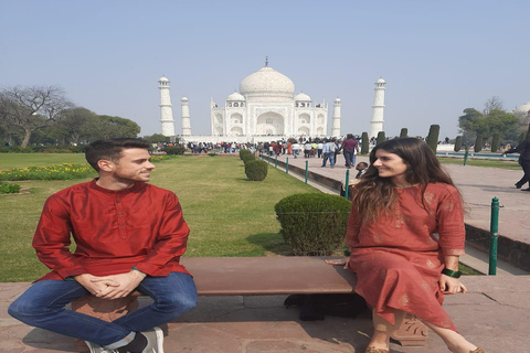 Golden Triangle Tour & Ranthambore Safari via Pushkar Tour with Transportation and Guide only