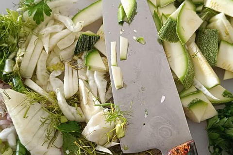 Kalamata Food Market i lekcja gotowania z szefem kuchni