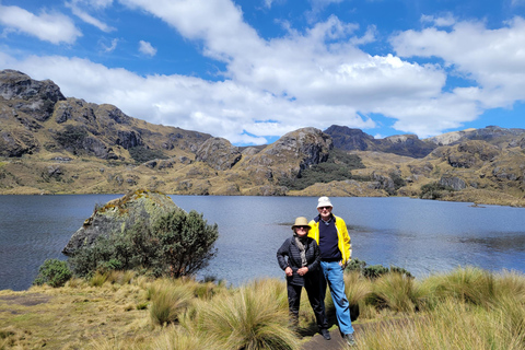 Tour di un giorno intero del Parco Nazionale di Cajas con pranzoTour condiviso con pranzo