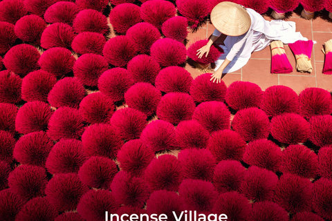 Hanoi: Incense Village, Hat or Lacquer Village "SMALL GROUP" PRIVATE: 4 Villages: INCENSE + HAT + LACQUER + VOTIVE PAPER