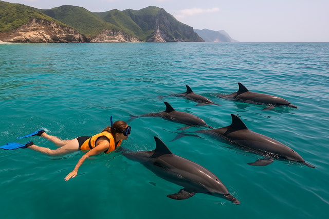 Salalah: Swimming with Dolphins with Lunch & Pick up