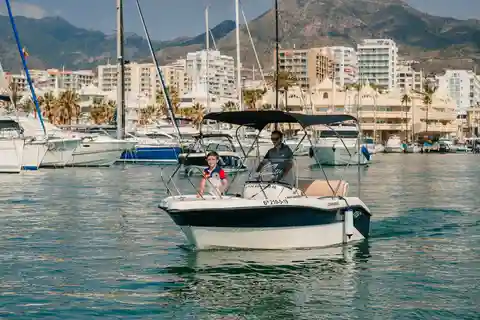 Benalmádena: Rent Boat without License for Dolphin Watching
