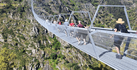 Volledig parcours Paiva Walkways en hangbrug - All-inclusive
