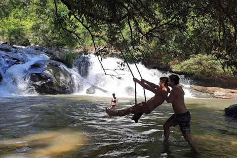 Chiang Mai: 2-Day Jungle Trek with Elephant Farm & Raft Ride Hotel Pickup and Drop-off (within Pickup Area)