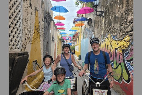 Kartagena: wycieczka rowerowa z przewodnikiem i degustacją ulicznego jedzeniaKartagena: wycieczka rowerowa z przewodnikiem i degustacją potraw ulicznych