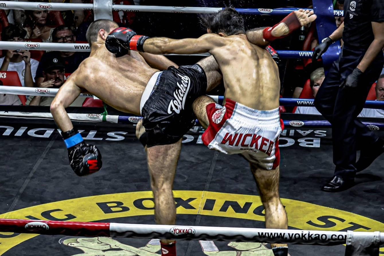Phuket: Patong Boxing Stadium Muay Thai Official Ticket VIP Ringside Seat with Complimentary T-shirt