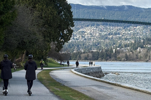 Explore Stanley Park on E-scooters: Seawall, & Hidden Gems