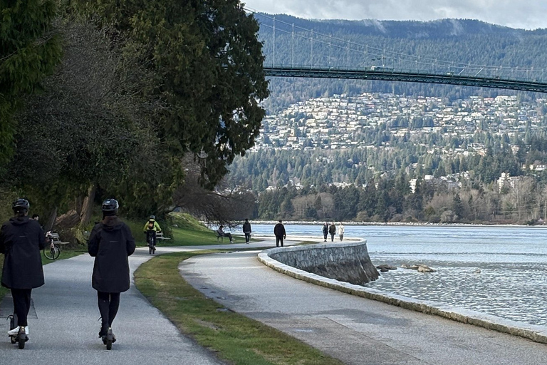 Explore Stanley Park on E-scooters: Seawall, & Hidden Gems