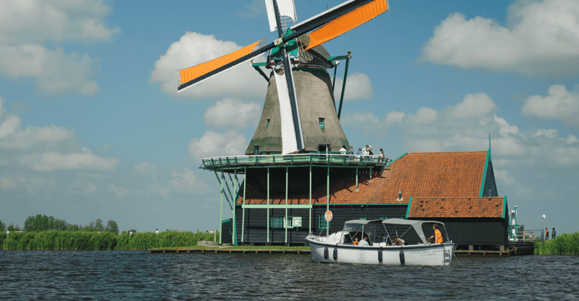 Afbeelding 2 van Zaanse Schans: Cruise UNESCO Windmolendorp + Live gids
