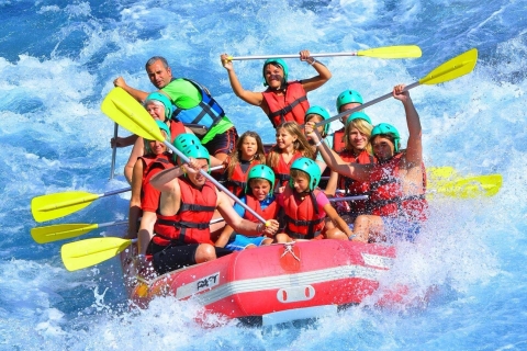 Antalya Köprülü Canyon: Canyoning Rafting Zıp met lunchAntalya: Köprülü Canyon, Rafting Jeep Quad tokkelbaan en lunch