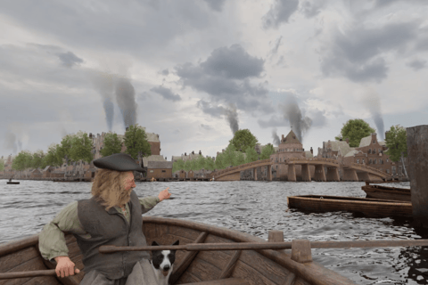 Amsterdam: Historic Virtual Reality Boat Tour
