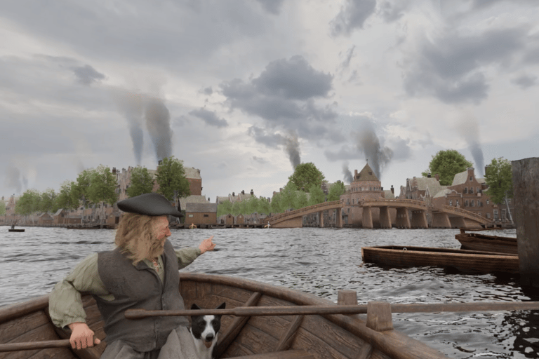 Amsterdam: Historic Virtual Reality Boat Tour