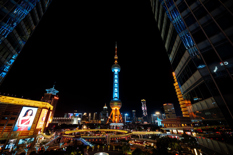 Shanghai: Oriental Pearl Tower Entry & Glass Skywalk Oriental Pearl Tower: Revolving Buffet & Two-Sphere Ticket