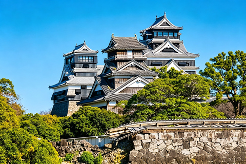 Fukuoka: Mt. Aso, Minamiasu Railway & Kumamoto Castle Tour