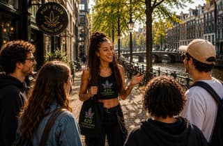 Amsterdam: 420-Geschichte und raucherfreundlicher Roll-Workshop