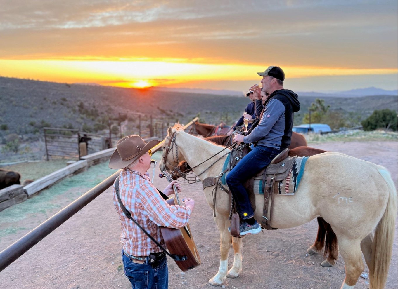 Las Vegas: Grand Canyon-ranchtur med tur på hesteryg/vogn