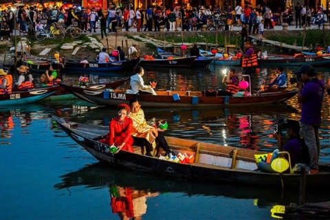Hoi An City Tour -Night Boat &Floating Lantern on Hoai River Share Tour : Depart From Hoi An