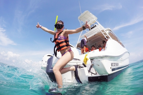 Van Riviera Maya: Isla Contoy & Isla Mujeres Volledige dagtourOphalen van Cancun