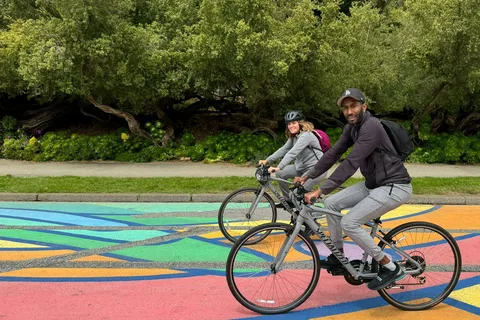 San Francisco: Golden Gate Park Fahrrad- oder eBike-Verleih mit Karte