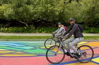 San Francisco: Golden Gate Park Fahrrad- oder eBike-Verleih mit Karte