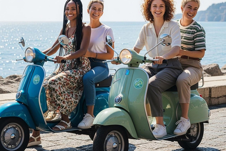 Private Amalfi Coast Vespa Tour with Road Captain Departure from Naples