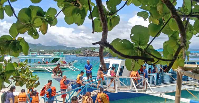 ボラカイ島クリスタルカヤック＆ヘルメットダイビングでアイランド