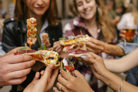 Madrid: Tour gastronomico a piedi con bevande e guida locale