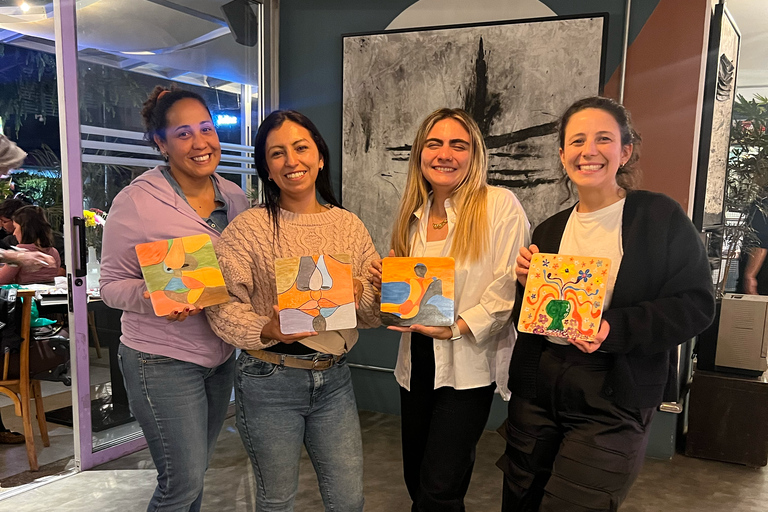 Bogotá: Painting Workshop with Welcome Drink