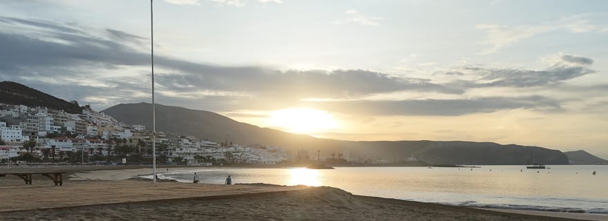 Côte à côte du sud de Ténérife à pied