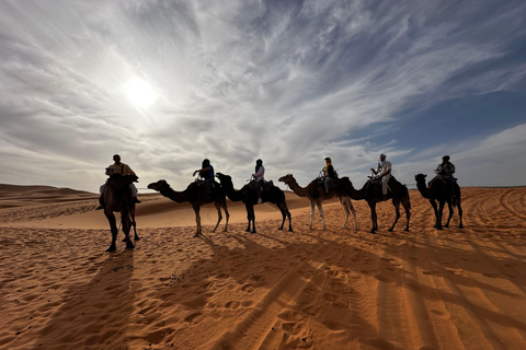 From Marrakech: 3-Day Sahara Tour with Private tent & Meals From Marrakech: Private 3-Day Desert Trip to Merzouga
