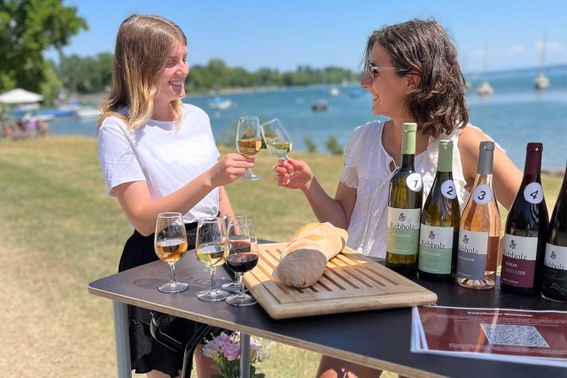 Visit Radolfzeller lake DIY wine tasting with handcart hike in Tuttlingen