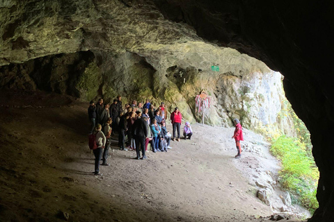 Brașov: Guided Gorge Hike, Caves, and Via Ferrata Adventure Brașov: Guided Hike and Caves