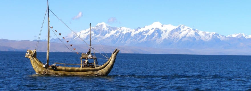 Depuis La Paz : Excursion en groupe au lac Titicaca et à l'île du Soleil