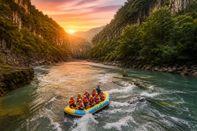 Zhangjiajie: Mengdong River Rafting Ticket with Transfer Rafting Ticket with Round-Trip Hotel Transfer