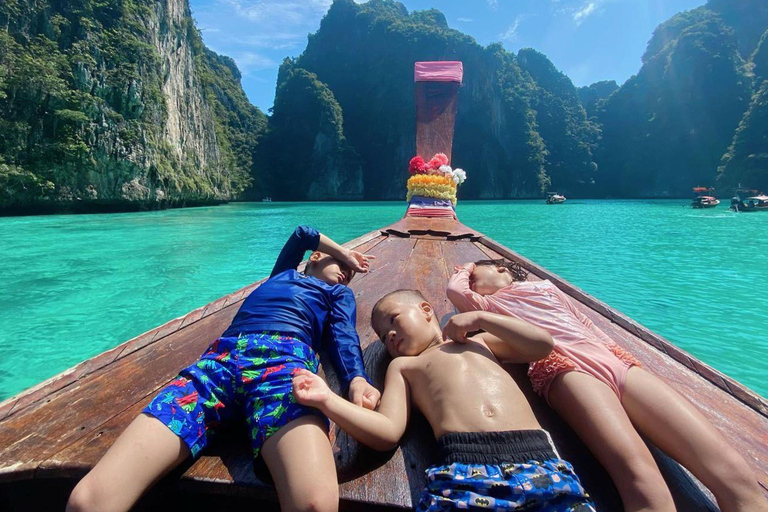 Phuket: Phi Phi, Maya, Khai oder Maiton oder Bamboo Island TourPhi Phi, Maya, Khai Island Tour mit dem Schnellboot