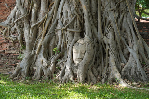 From Bangkok: Ayutthaya Day Trip with Cruise & Buffet Lunch
