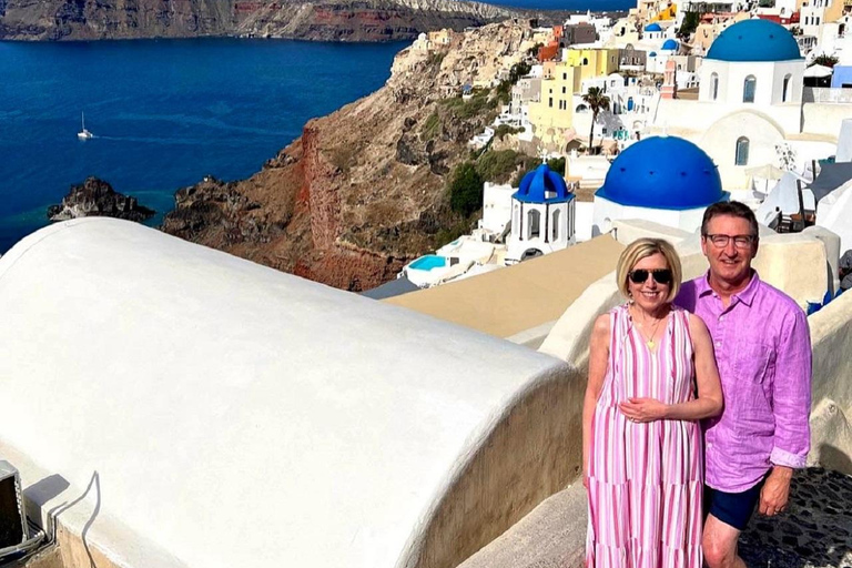 Excursão guiada pelo melhor de Santorini de 6 horasSantorini: Excursão ao melhor de Santorini com degustação de vinhos 6H