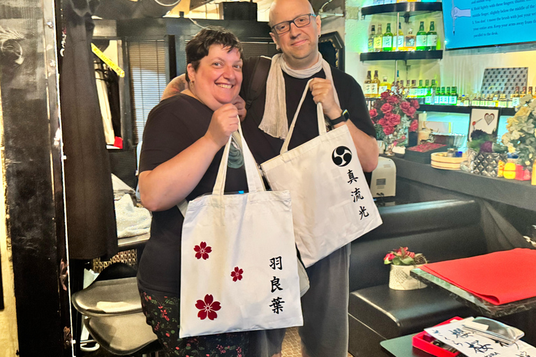 Tokyo: Name Seal & Pouch or Tote Bag Making Experience Tokyo: Custom-made seal and pouch (hiragana)