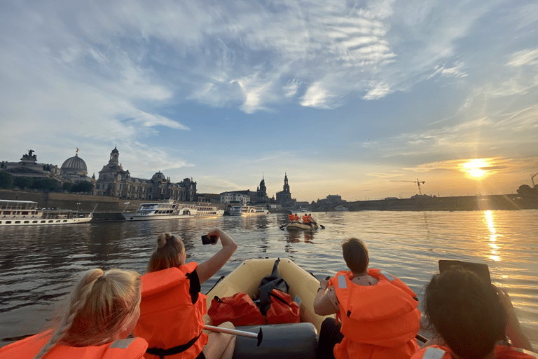 Dresden: Boat tour - From Heidenau to Dresden in an inflatable boat