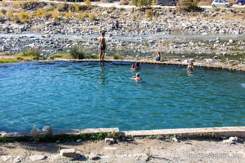 From Tirana/Durres/Golem: Permet Thermal Baths & Canyon Private Tour