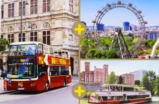 Wien: Schönbrunn, Belvedere, Riesenbus, Riesenrad & Schifffahrt