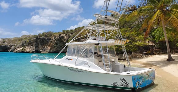 Curacao: Fuik Bay Boat Party with Open Bar & Snacks