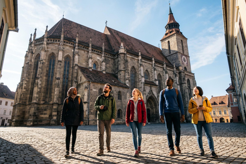 From Bucharest: Dracula's Castle, Peles Castle & Brasov Trip MINIVAN - Dracula's Castle, Peles Castle & Brasov Trip