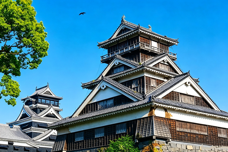 Fukuoka: Mt. Aso, Minamiasu Railway & Kumamoto Castle Tour