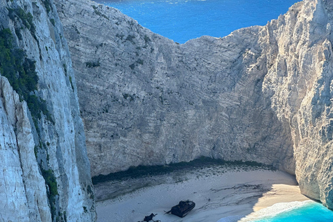 Zakynthos Shipwreck by boat