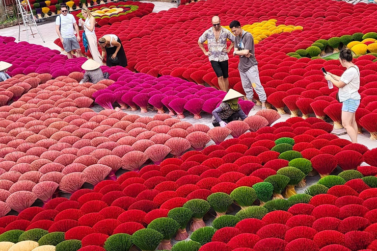 Hanoi: Incense Village, Conical Hat, Lacquer Art-SMALL GROUP PRIVATE Half Day- Incense Village- Hat Village- Train Street