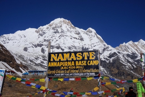 Z Pokhary: 5-dniowy trekking do bazy pod Annapurną z gorącymi źródłami