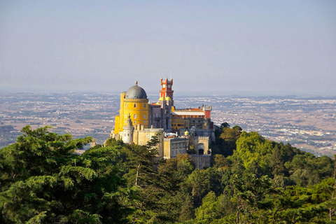 From Lisbon: Day Tour for Pena, Moorish Castle+Cabo da Roca Itinerary Set Tour