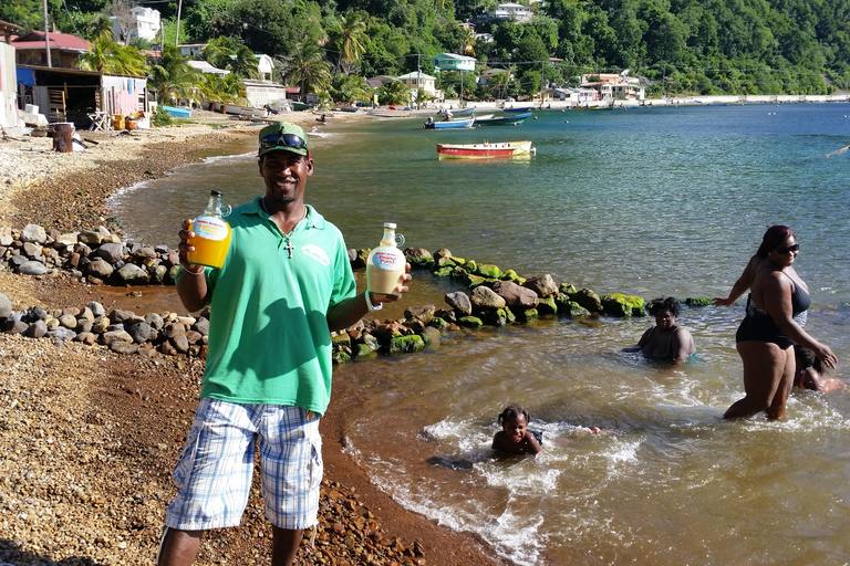 Roseau: Titou Gorge, Hot Spring, Falls & Champagne Reef Tour